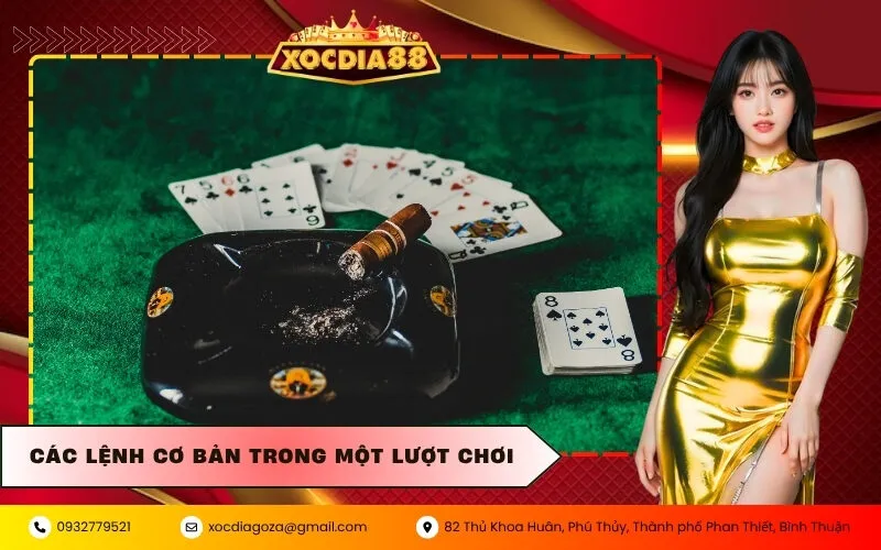 Các Lệnh Cơ Bản Trong Một Lượt Chơi