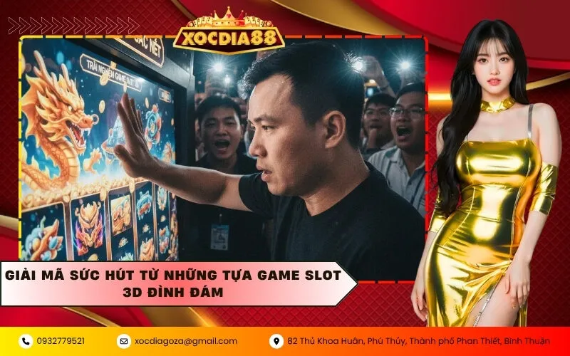 Giải mã sức hút từ những tựa game slot 3D đình đám