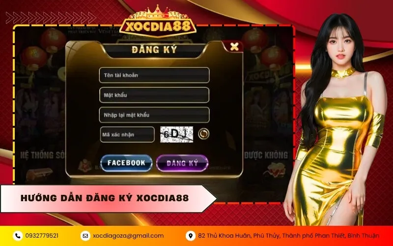Hướng Dẫn Đăng Ký XOCDIA88